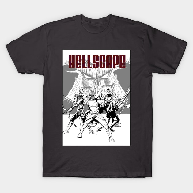 Nathan Regan's HELLSCAPE T-Shirt by natron84